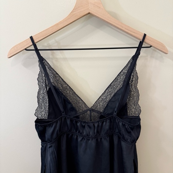 NWT VICTORIA’S SECRET Chantilly Lace Babydoll satin top in black size small - Picture 10 of 10